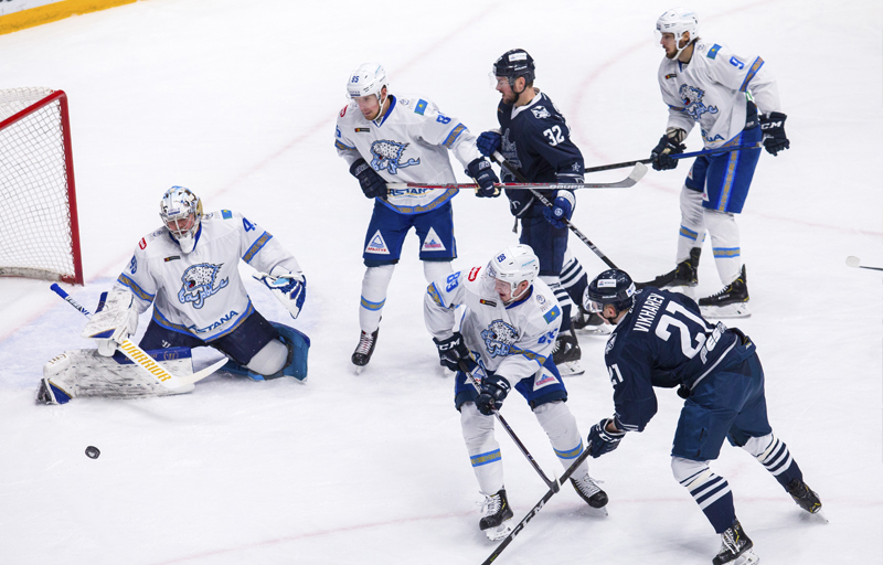 КХЛ. "Адмирал" – "Барыс" – 2:1