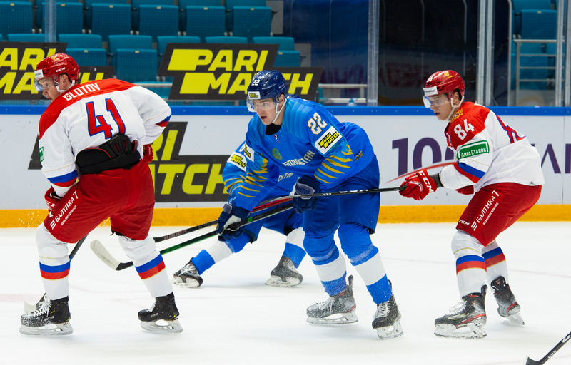 Parimatch 2021 Qazaqstan Hockey Open. Казахстан – Россия 2:1