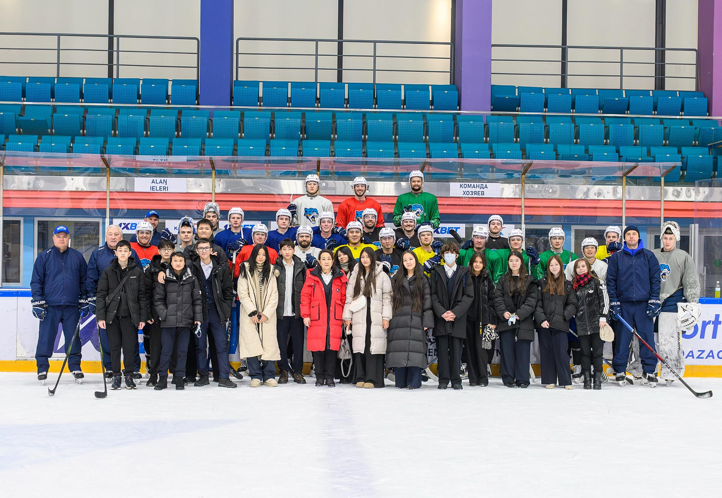 Барыс Арену посетили учащиеся 109 школы