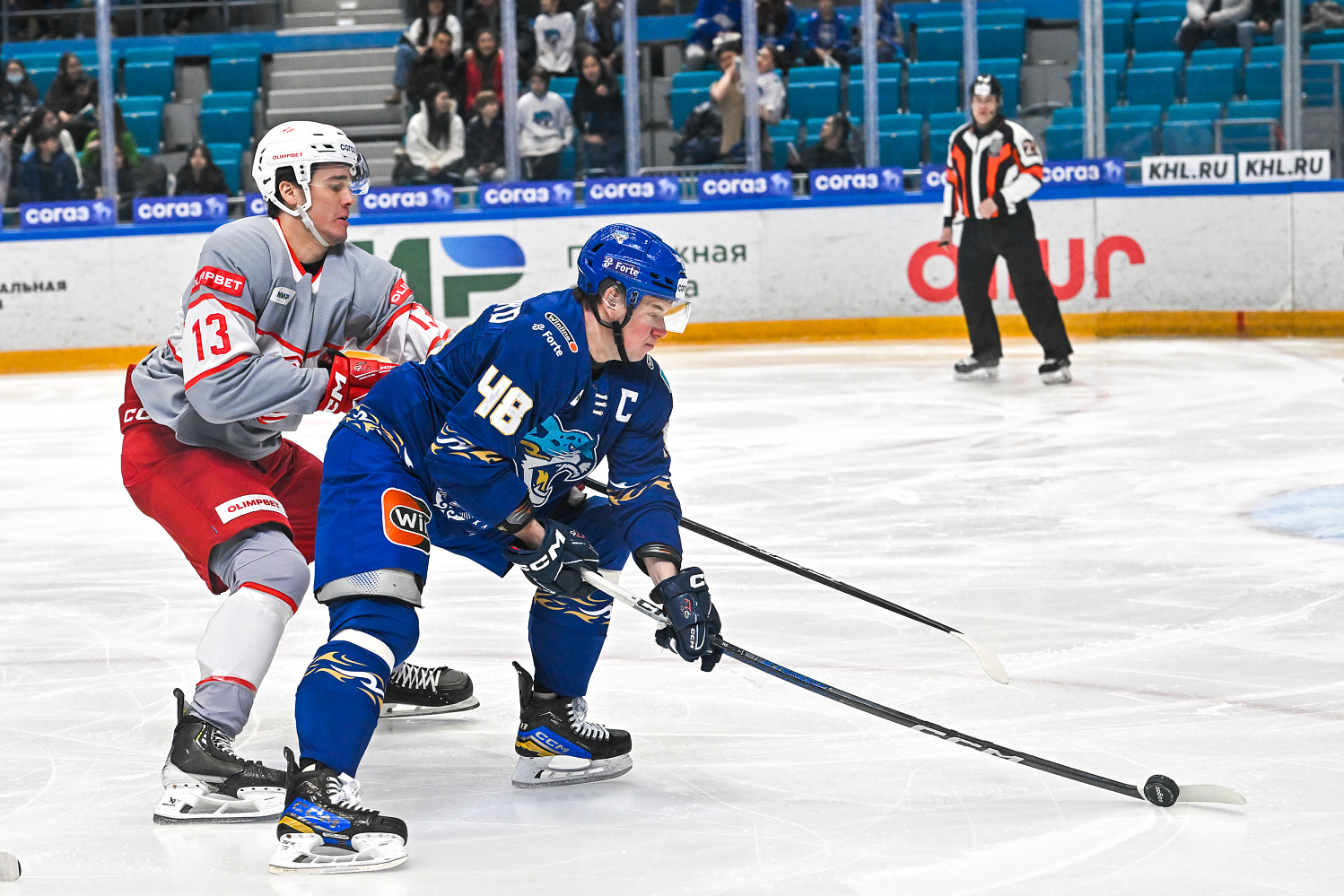 Барыс – Спартак 1:4