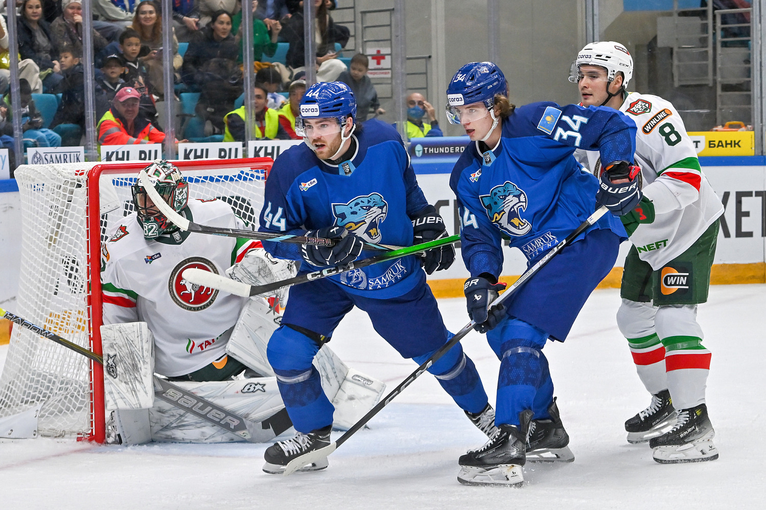 Барыс в напряжённой борьбе уступил Ак Барсу