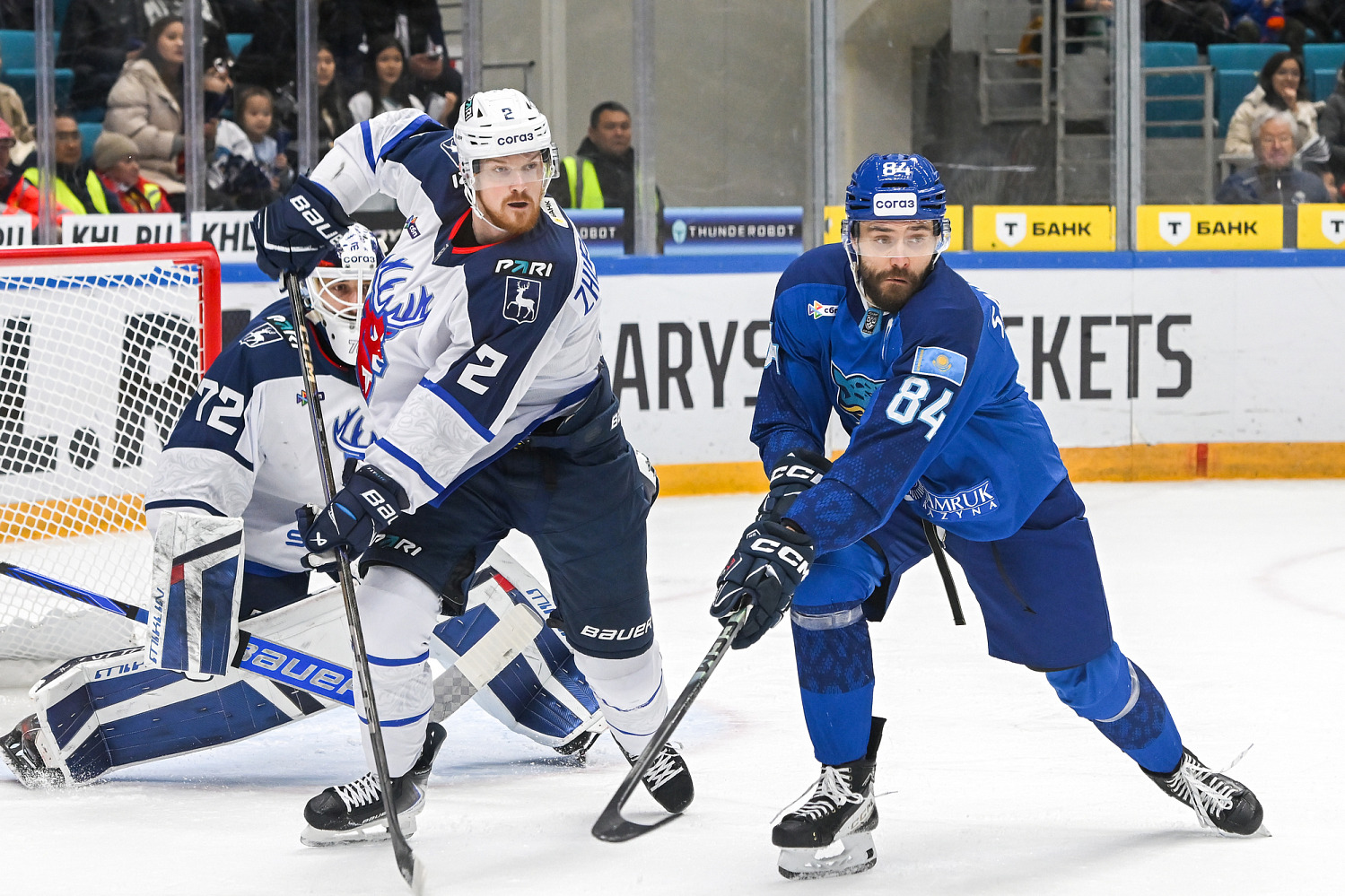 Барыс в результативном поединке уступил «Торпедо»